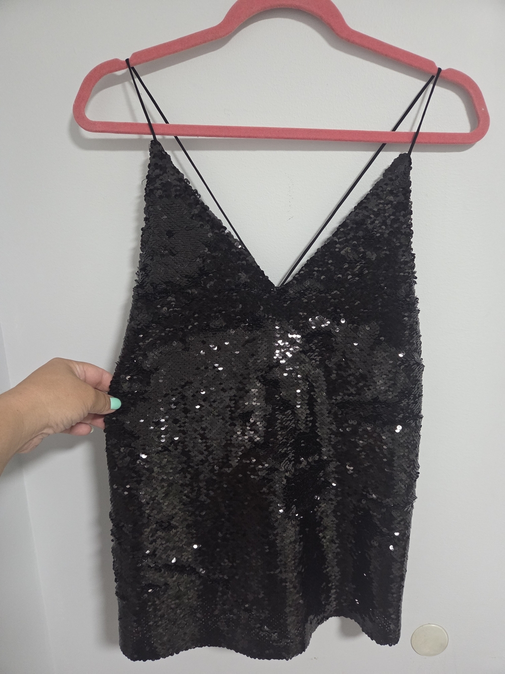 Zara Sequinned Camisole / Vest Top